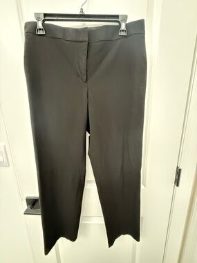 Ann Taylor Black Ladies Dress Pants - Slim Tapered Trousers